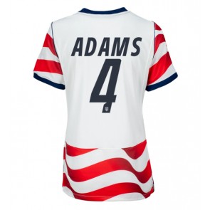 Förenta stater Tyler Adams #4 Hemmatröja Dam VM 2026 Kortärmad